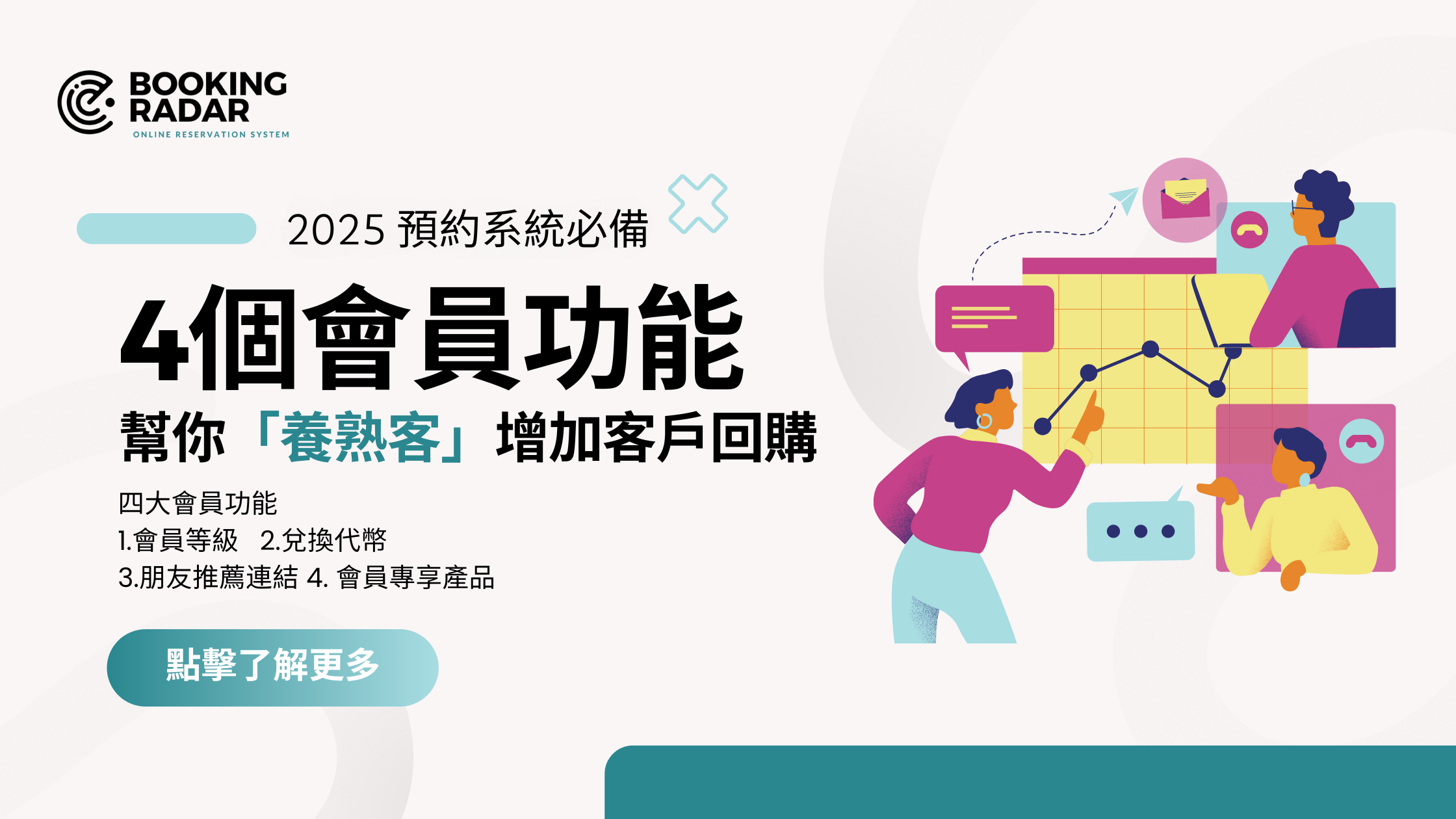 【2025 預約系統】4個會員功能幫你「養熟客」增加客戶回購