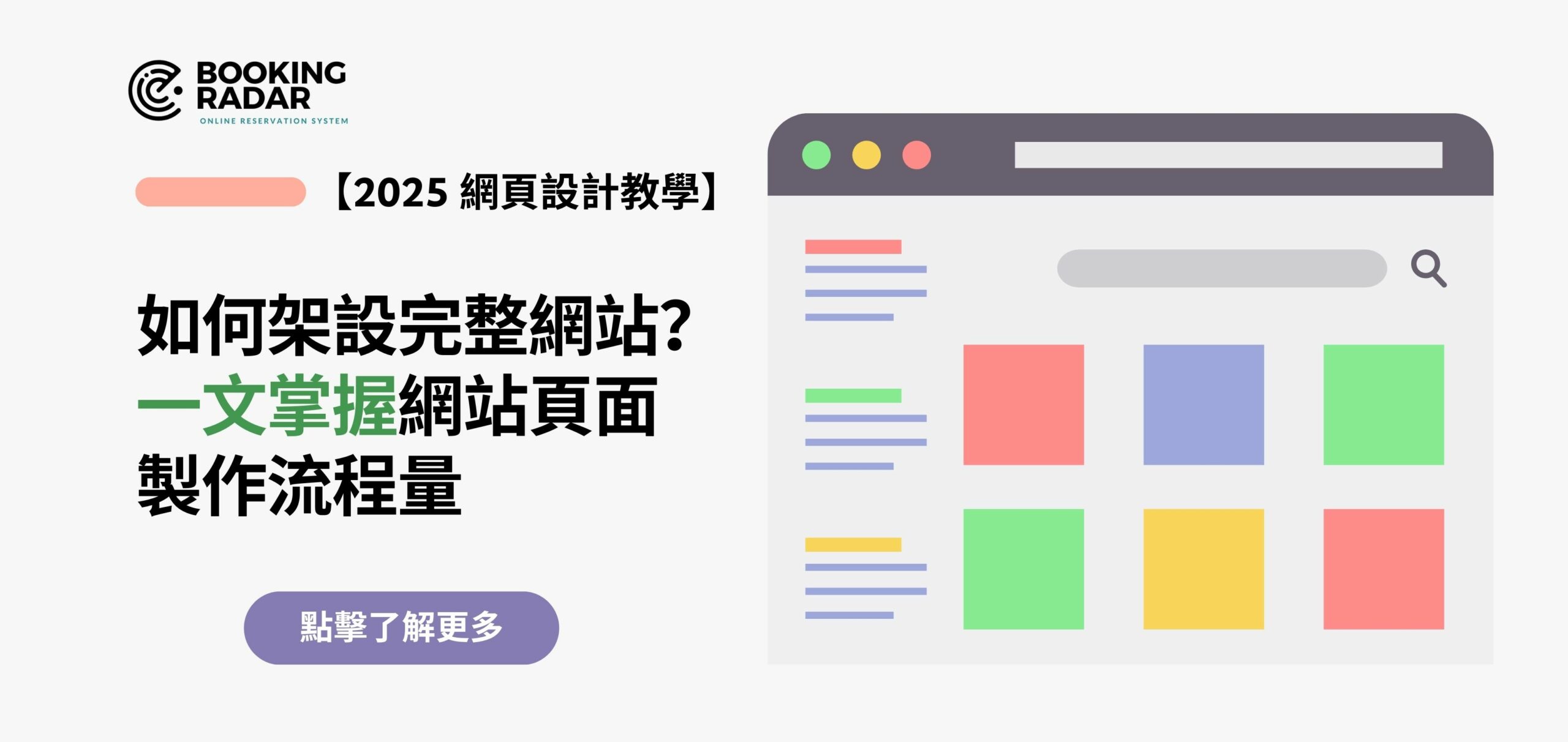 【網頁設計教學2025】一文掌握網站頁面製作流程